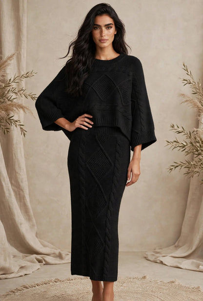 Ensemble en Maille Texturée