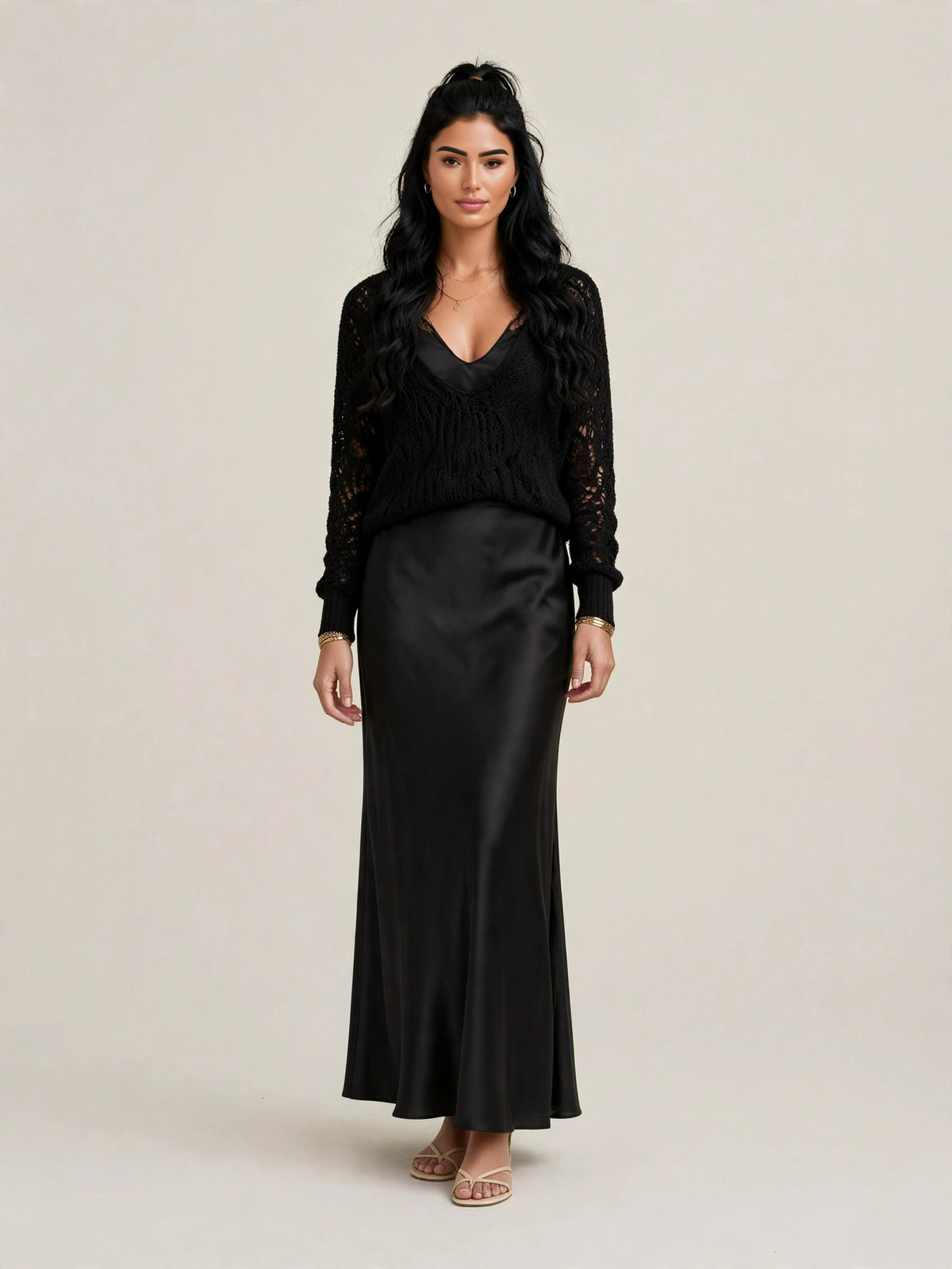 Robe & Pull Satinée Chic