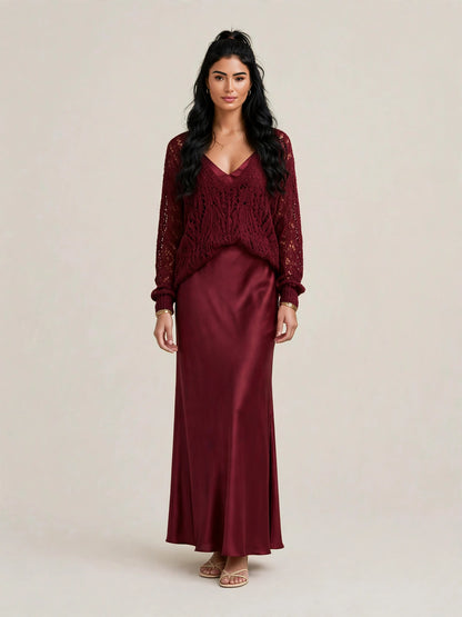 Robe & Pull Satinée Chic