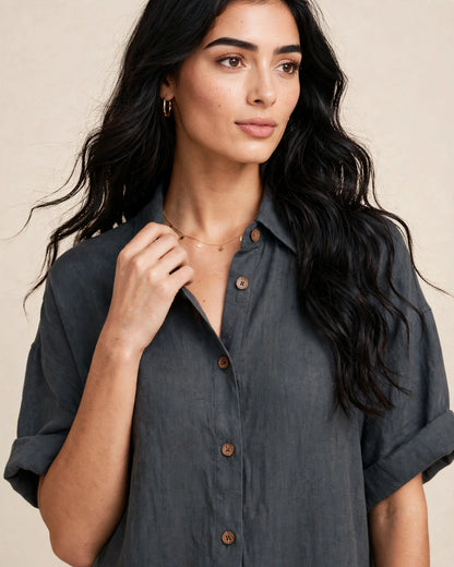 Ensemble deux piéces chemise amples et short assorti