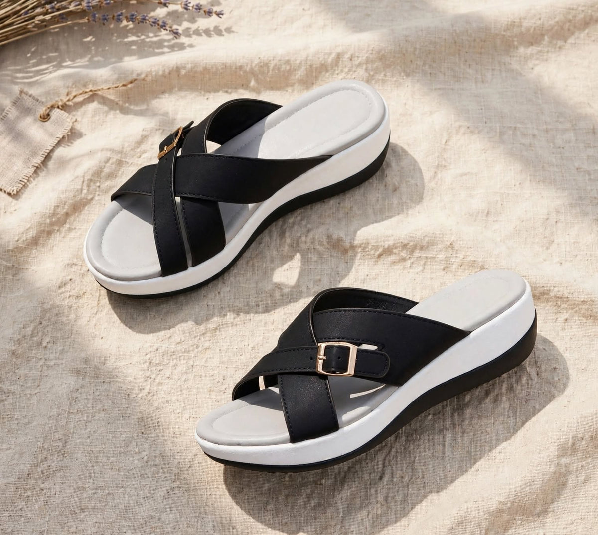 Sandales Confortables à Brides Croisées