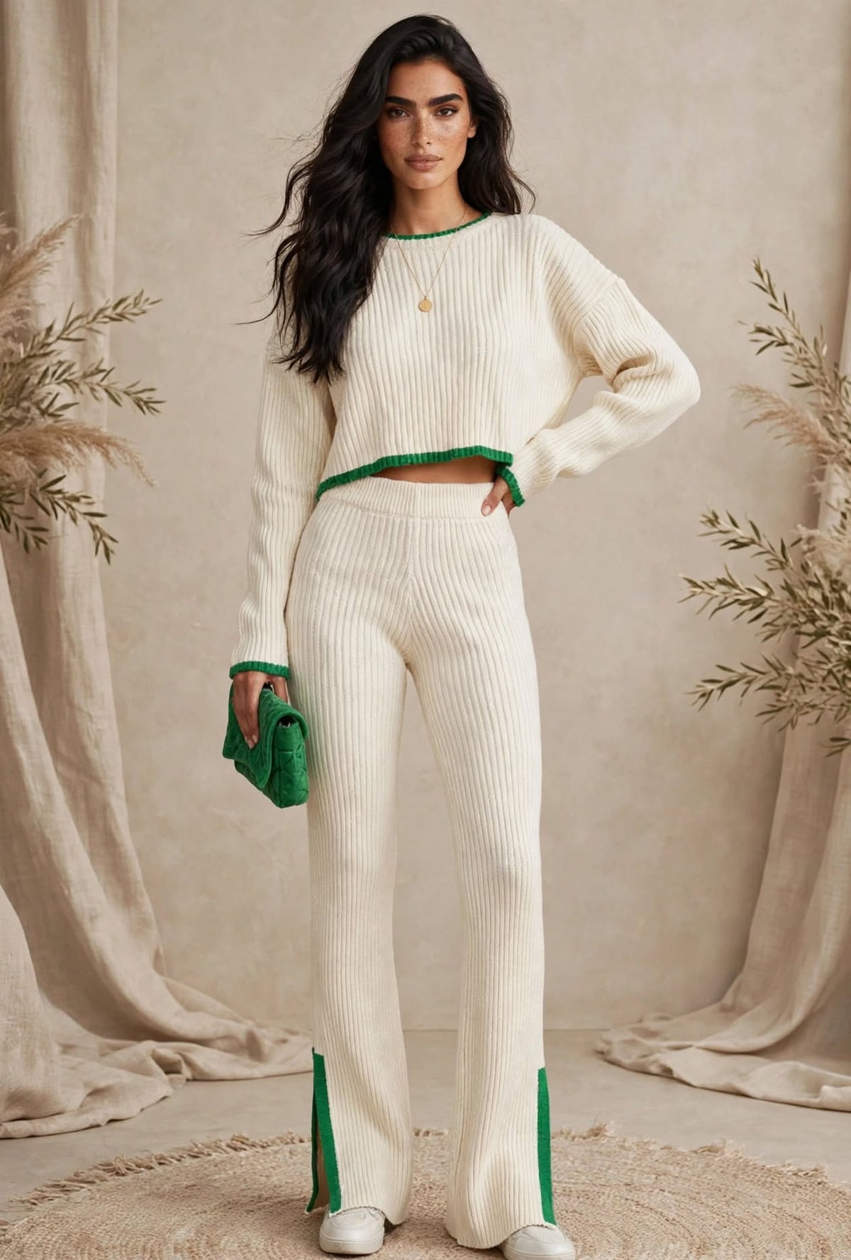 Ensemble Pull et Pantalon Évasé