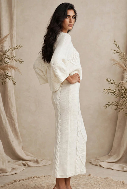 Ensemble en Maille Texturée