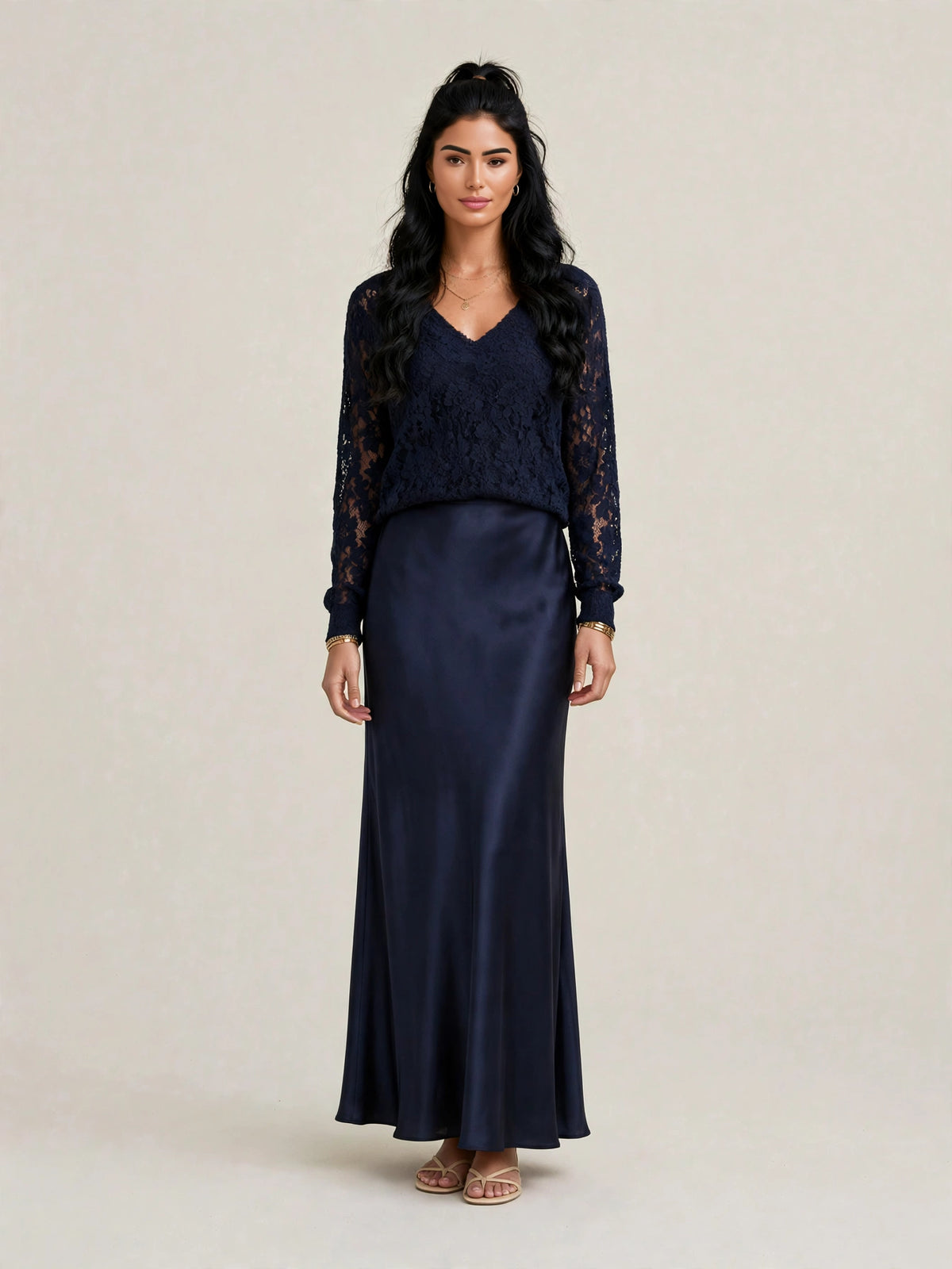 Robe & Pull Satinée Chic