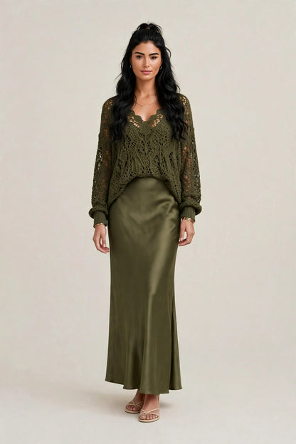 Robe & Pull Satinée Chic