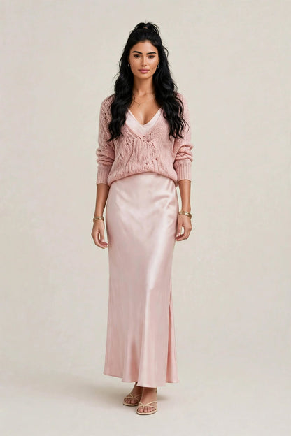 Robe & Pull Satinée Chic