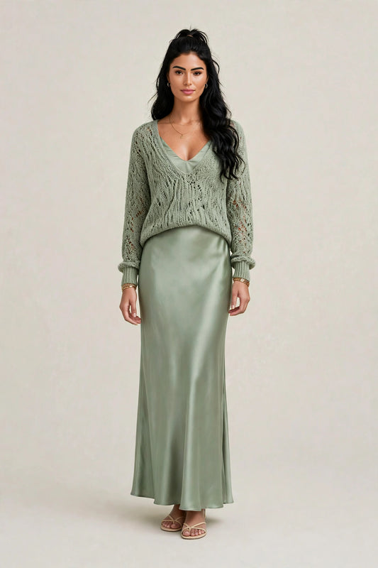 Robe & Pull Satinée Chic